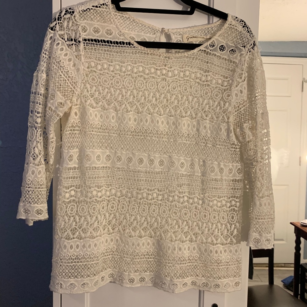 Graham & Spencer Lace Top